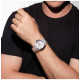 Olympic , herenhorloge louis met stalen band witte plaat - 2011255