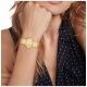 Tommy Hilfiger dames horloge Moira goudkleurig met meshband - 2011272