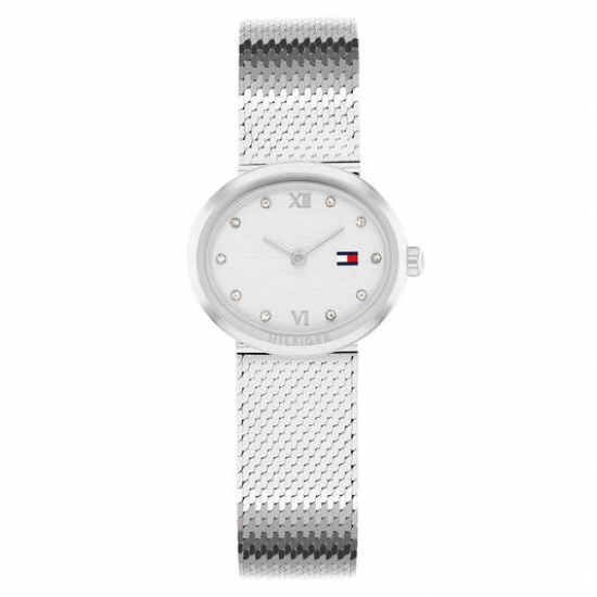 Tommy Hilfiger dames horloge Moira staal met meshband - 2011273