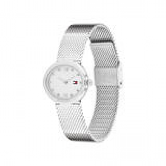 Tommy Hilfiger dames horloge Moira staal met meshband - 2011273