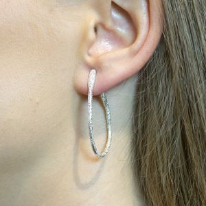 Jeh oorhanger zilver hoepel - 2011308