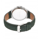 Olympic heren horloge met groen leren band en plaat - 2011322