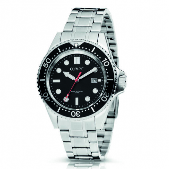Olympic heren horloge stalen band - 2011323