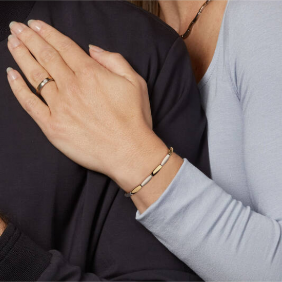 Boccia titanium armband bicolor - 2011354