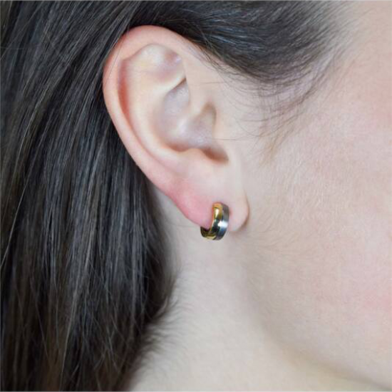 Boccia oorring bicolor - 2011360