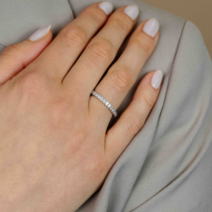 Zinzi aanschuifring met zirconia's - 2011417