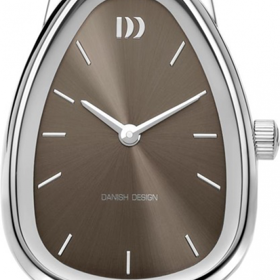 Dansh design dames horloge Fjordsten taupe - 2011486