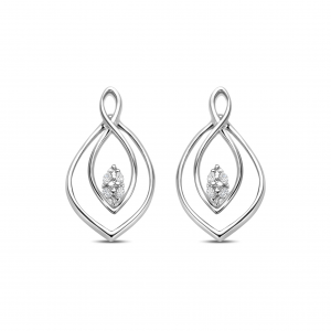 Rosa di luca oorknop met zirconia - 2011509 Rosa di luca oorknop met zirconia - 2011509