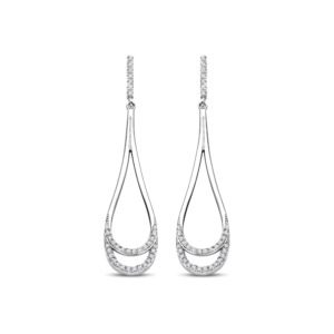 Rosa di luca oorhangers met  zirconia's - 2011515