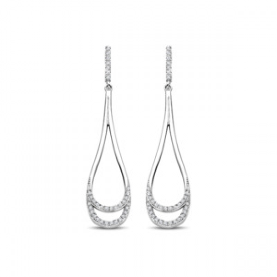 Rosa di luca oorhangers met  zirconia's - 2011515