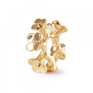 Trollbeads; Bloemenkroon , veguld - 2011565