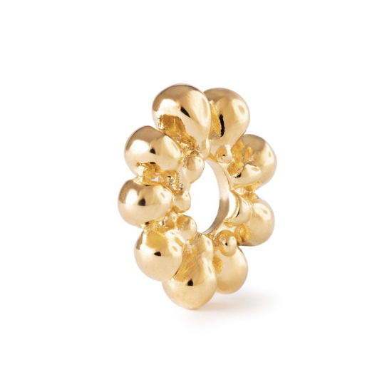 Trollbeads; verbinder van licht , veguld - 2011566