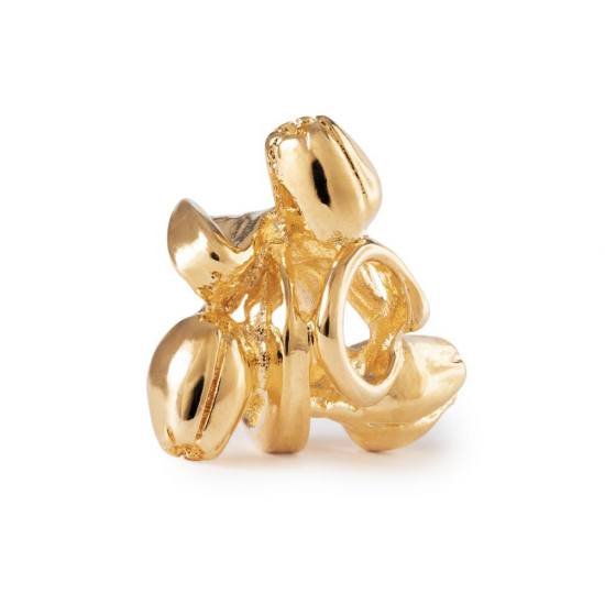 Trollbeads; tulp van optimisme , veguld - 2011568