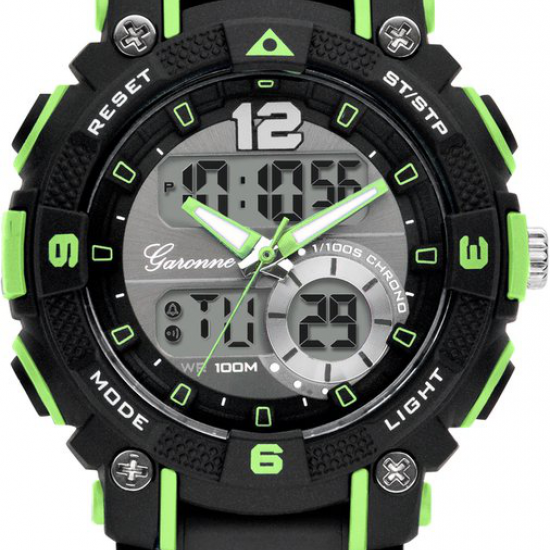 GARONNE KIDS ANA/DIGI 10atm ARMY GREEN/BLAck - 2011615