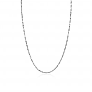 ZINZI zilveren collier  anker rond geslepen - 2011671