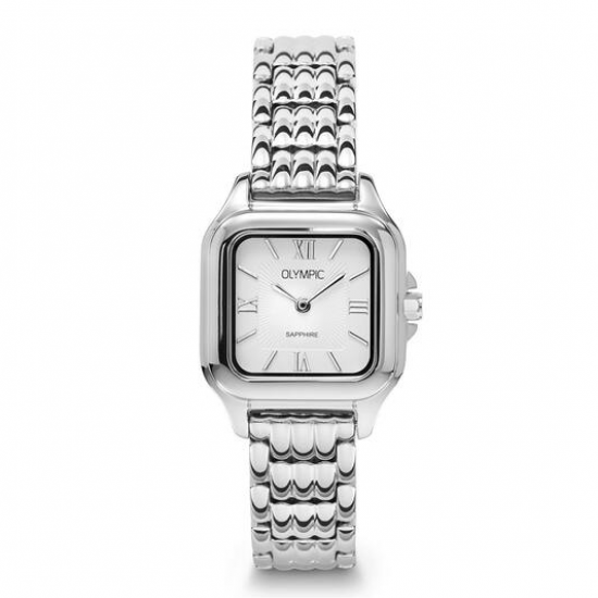 OLYMPIC dames horloge staal met saffier glas - 2011693