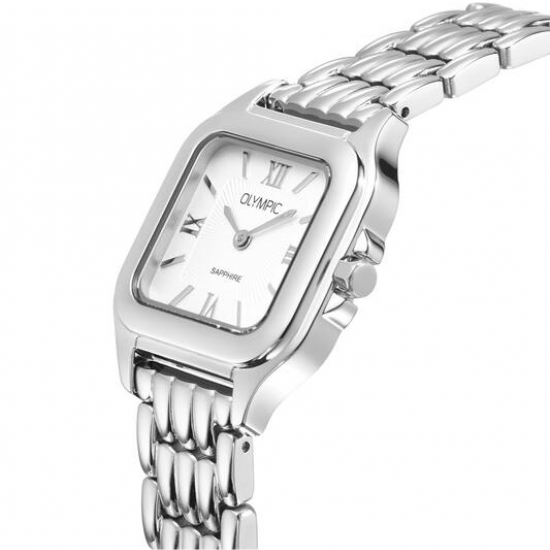 OLYMPIC dames horloge staal met saffier glas - 2011693