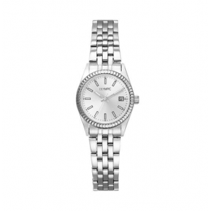 OLYMPIC dames met stalen kast en band zilverkleurige plaat - 2011694