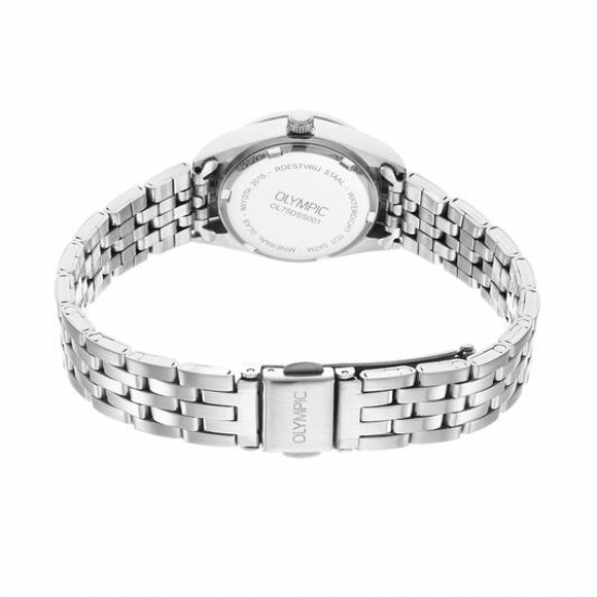 OLYMPIC dames met stalen kast en band zilverkleurige plaat - 2011694
