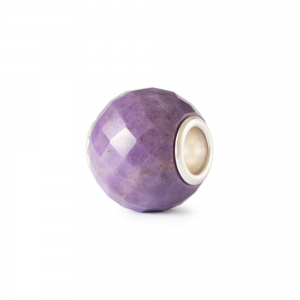 Trollbeads; ronde paarse jade, gefacetterd - 2011703
