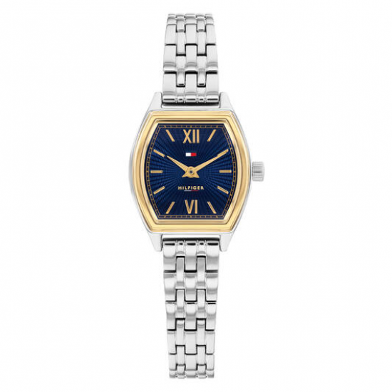 Tommy Hilfiger dames horloge Norah, bicolor met blauwe plaat 21.5x22mm - 2011704