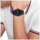 Tommy Hilfiger herenhorloge Bruce, blauwe plating met goudkleurige wijzers - 2011708