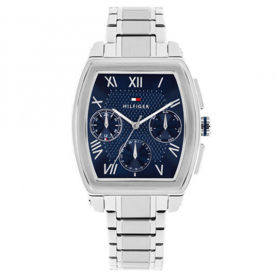 Tommy Hilfiger herenhorloge oxford, blauwe chrono  wijzerplaat - 2011710