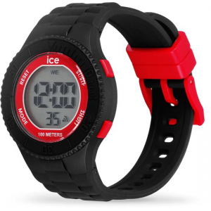 Ice watch zwart rood digitaal horloge - 2011727
