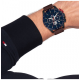 Tommy hilfiger heren horloge Bank blauw kast en bruine lederen band - 2011739