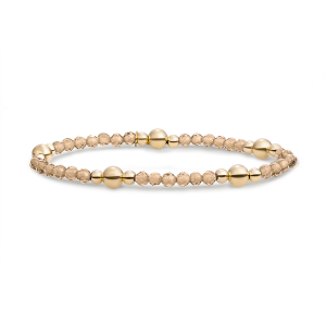 Sparkling armband light gold citrinequartz bold mix gold - 2011742 Sparkling armband light gold citrinequartz bold mix gold - 2011742