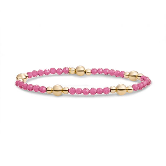 Sparkling armband candy jade bold mix gold - 2011743