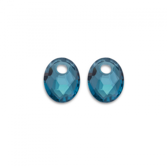 Sparkling Jewels eartones small oval turqoise quartz - 2011755