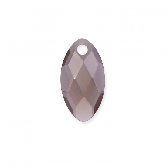 Sparkling Jewels pendant gemstone leaf smokey quartz - 2011763