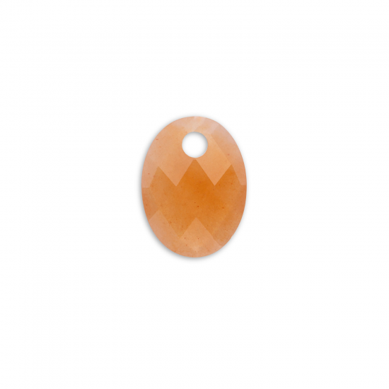 Sparkling Jewels pendant gemstone medium oval smokey quartz - 2011764