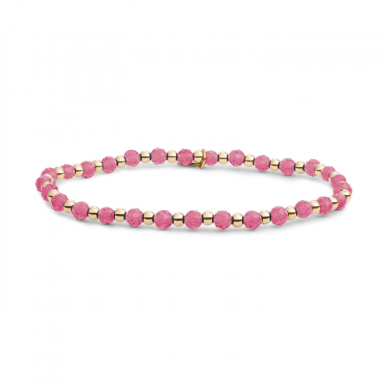 Sparkling Jewels; bracelet candy jade interstellar gold 3mm - 2011787