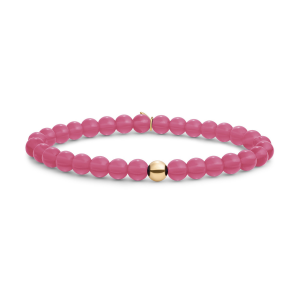 Sparkling Jewels; bracelet candy jade saturn large l gold 6mm - 2011789