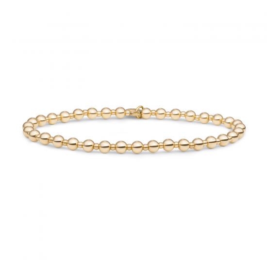 Sparkling jewels bracelet bold mix gold 4/2mm - 2011793