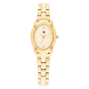 Tommy Hilfiger , goudkleurig dameshorloge Demi met ovale kast - 2011810