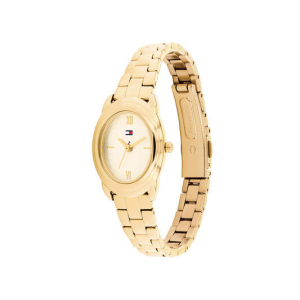 Tommy Hilfiger , goudkleurig dameshorloge Demi met ovale kast - 2011810 Tommy Hilfiger , goudkleurig dameshorloge Demi met ovale kast - 2011810