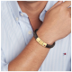 Tommy Hilfiger heren armband met donkerbruin leer - 2011814
