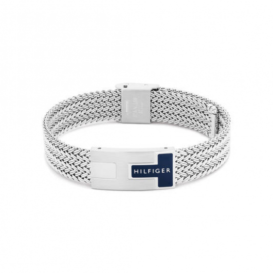 Tommy hilfiger heren armband staal milanese fantasie - 2011815