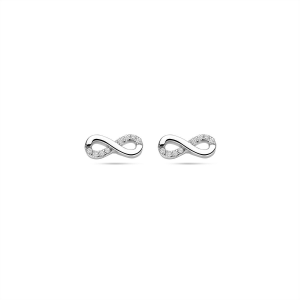 Zilveren oorknoppen infinity - 2011967