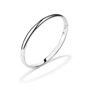 Zilveren bangle massief 64mm/6mm - 2011992