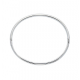 Zilveren bangle massief 64mm/6mm - 2011992