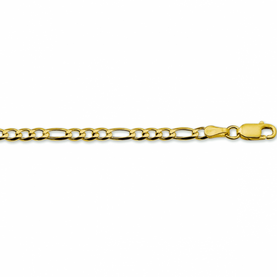 gouden collier figaro 3,0 mm - 2011111