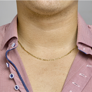 gouden collier figaro 3,0 mm - 2011111 gouden collier figaro 3,0 mm - 2011111