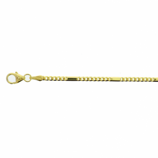 armband gourmette met tussenstuk 2,0 mm - 2010720