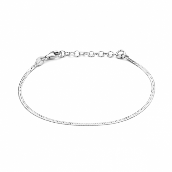 armband plat 1,7 mm 16 + 3 cm - 2010911