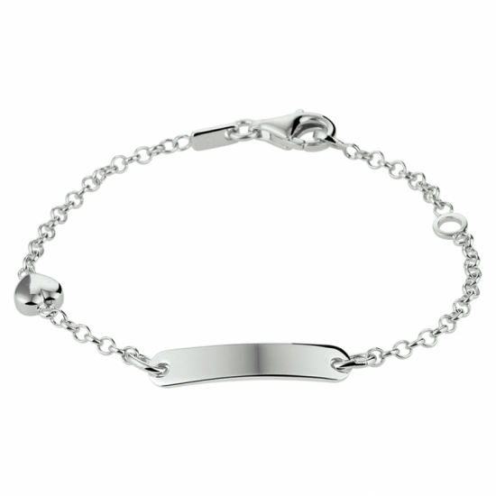 graveerarmband hart plaat 4,0 mm - 2009144