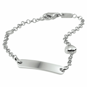 graveerarmband hart plaat 4,0 mm - 2009144
